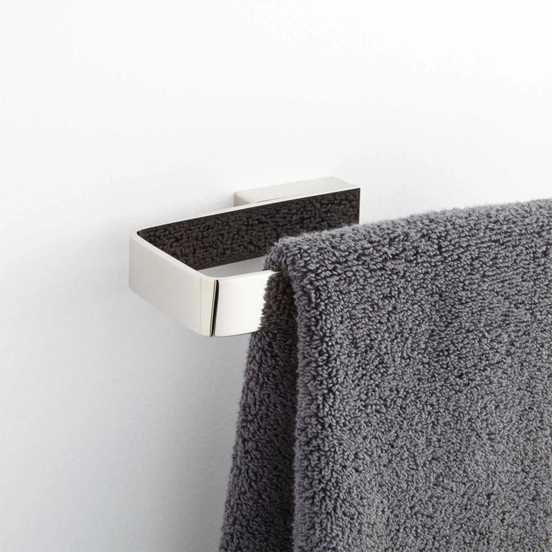 18" Newberry Collection Wall-Mount Towel Bar, Polished Nickel