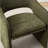 Upholstered Fabric Arm Accent Chair-1408758619
