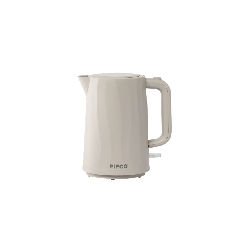 PIFCO Ripple 1.7L Electric Tea Kettle, Beige