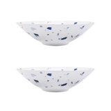 Terrazzo Azzurro Bone China Pasta Bowl
