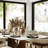 Hobart Modern Rectangular Sintered Stone Dining Table with Pedestal Base-666994731-666994728
