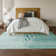 Premium Machine Washable Cerrito Teal Rug