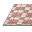 Tapis brun à carreaux lavable à la machine-569219241