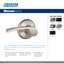 Merano Privacy Door Lever with Rosette-7572919