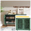 Buffet avec sculptures florales et pieds en bois massif-2119865264