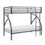 Lit superposé simple / simple en métal, lit pour jeunes, mobilier de chambre pour jeunes, assemblage facile-790517780