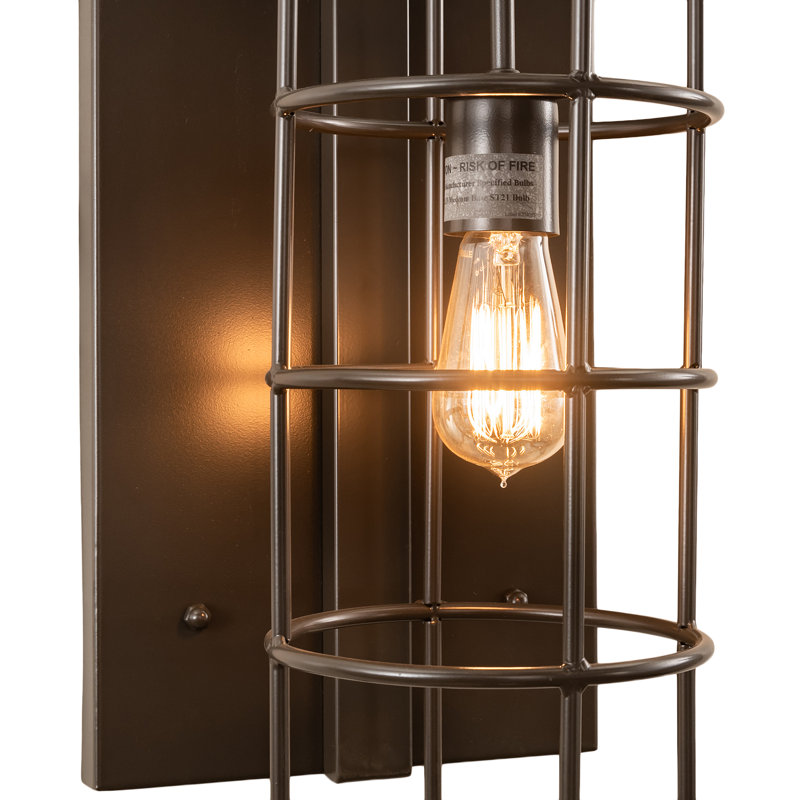 Rustic Lodge Armed Sconce