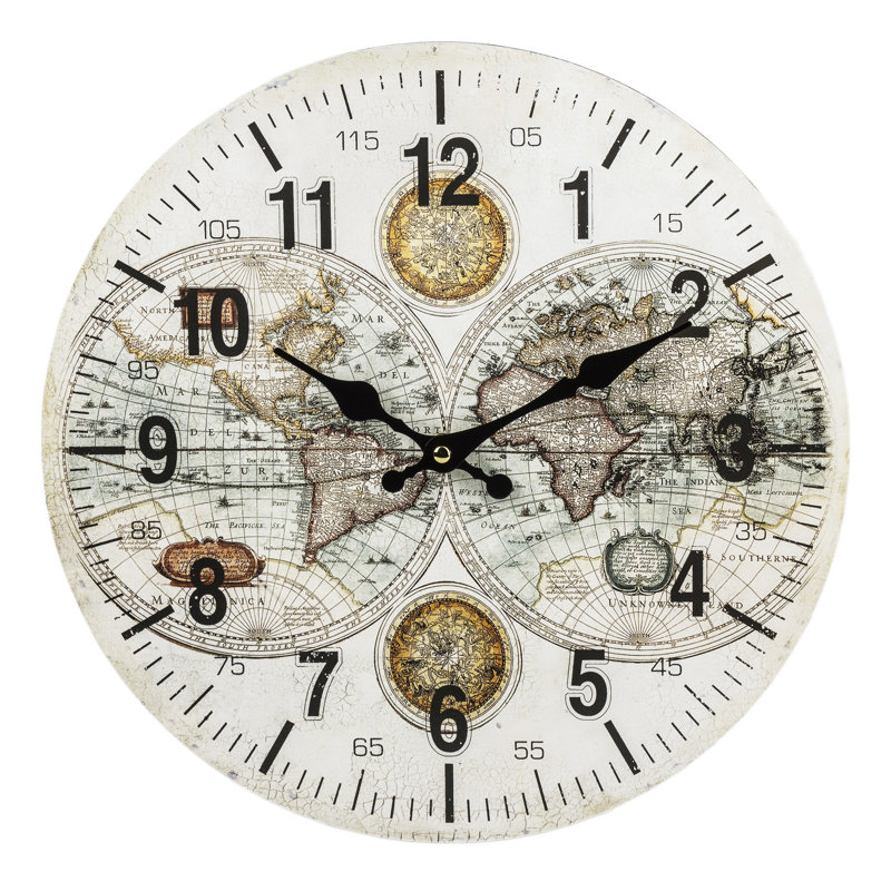 Ares Wood Wall Clock