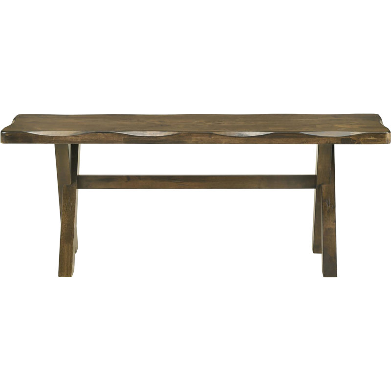 Banc en bois Knotty Nutmeg - ajoute de la chaleur à votre salle à manger