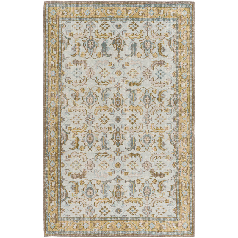Elsea Wool Oriental Indoor Rug, Rectangle 3'6" x 5'6"