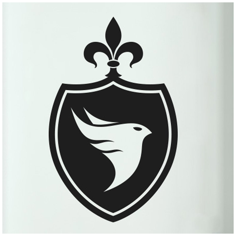 Animals Wall Decal, Black