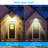Moyen 58 LED Solar Power Security Wall Lights Outdoor with Motion Sensor Dusk to Dawn-40815083