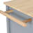 Kitchen Island Cart In Blue With Strong Solid Wood Platform Top, 4 Door Cabinet, 2 Drawers, Spice & Towel Rack, Locking Wheels Top Lockable Wheels, Rack -1839717937
