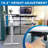 Large Electric Height Adjustable Corner Standing Desk-106653176