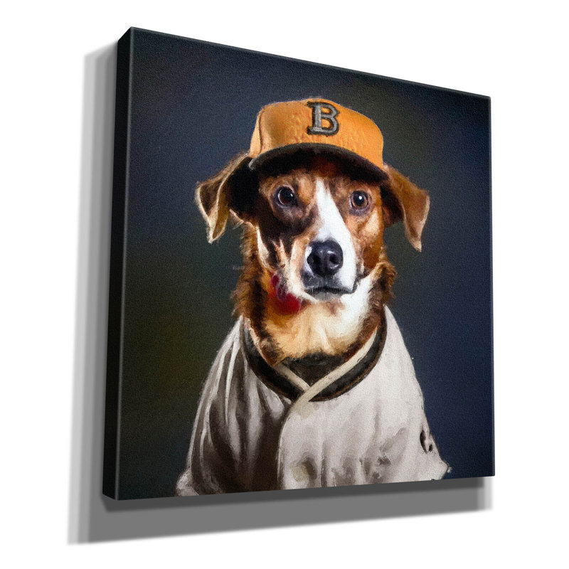 "Epic Graffiti" Baseball 5 "par Sean Parnell, art mural sur toile, 37 po x 37 po, H 37 po x l 37 po