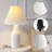 22.3" H Ceramic Table Lamp with Folding Lampshade