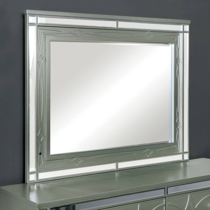 Miroir transitionnel l 49,4 po, argent