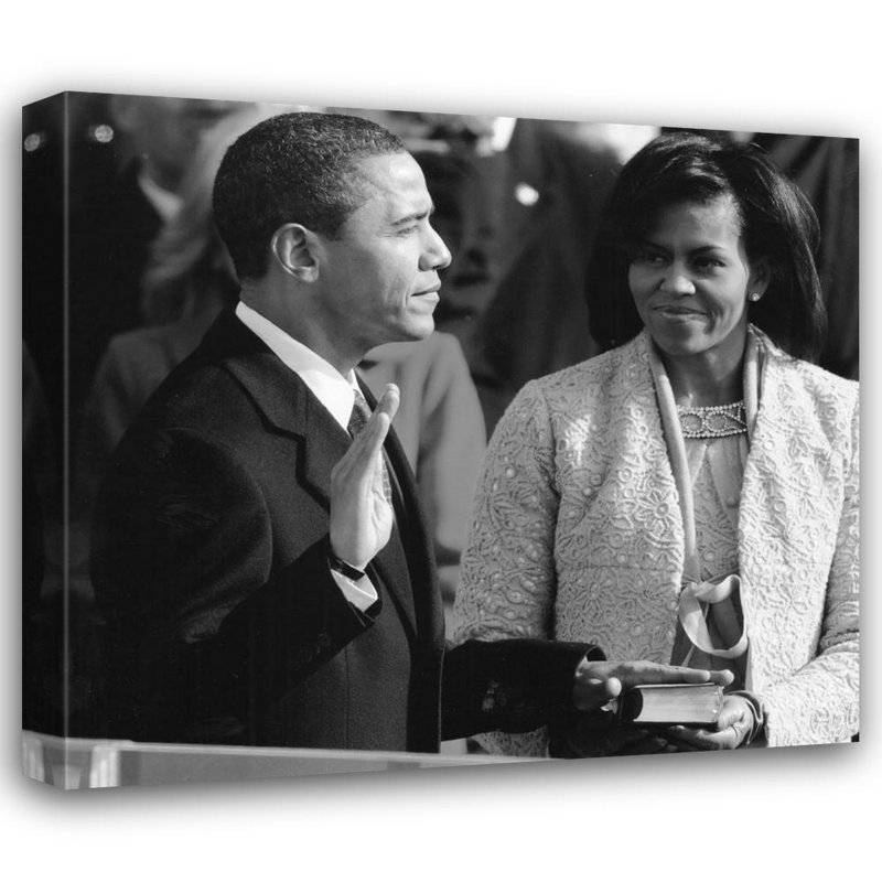I, Barrack Obama MCG-O361QF, H 36 po x l 41 po
