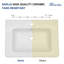 Plateau de meuble-lavabo rectangulaire en céramique blanc avec lavabo simple l 28 po x P 20 po