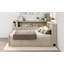 Lit de jour en bois Mesa avec tablettes de rangement et lit gigogne simple