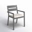 Fauteuil de salle à manger d'extérieur en aluminium avec coussin Vivant-2034896436-2034896461