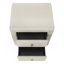Nightstand,End, Side, Lamp, Storage Drawer, Bedroom, Upholstered, Beige Linen Look, Transitional-983994654