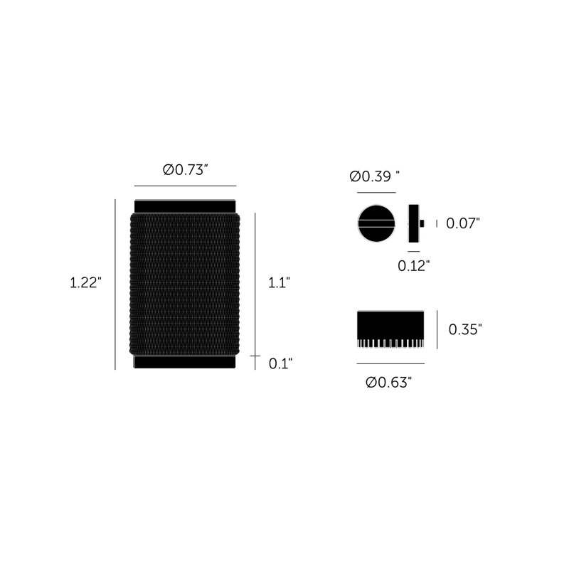 Detail Kit / Dimmer / Black, Steel