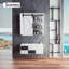 Bathroom Wall Cabinet,medicine Cabinet With Sliding Barn Door And Adjustable Shelf