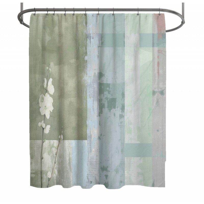 Demetrios Abstract Shower Curtain, 73"H x 70"W