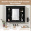 Armoire de rangement de salle de bain murale, armoire à pharmacie, armoire de salle de bain moderne avec miroir