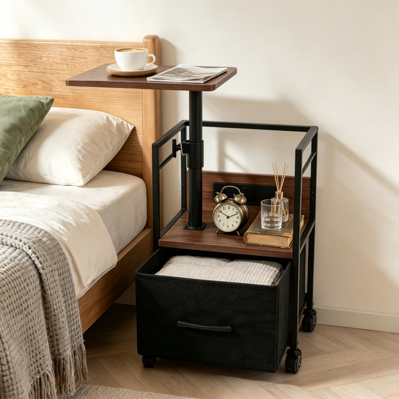 40 cm W Bedside Table