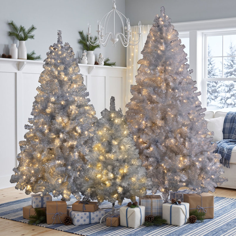 Ensemble de sapin de Noël artificiel pré-illuminé