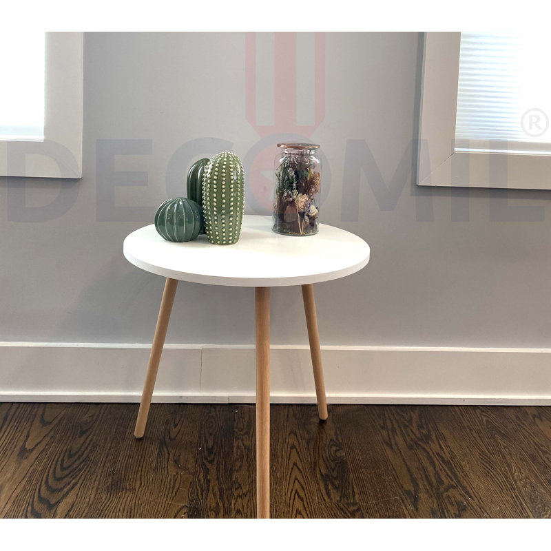 Table de bout Cheryse, Blanc