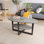 Table basse avec rangement en bois Modern Modern