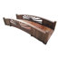 Pont de jardin en bois Sunburst
