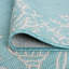 Tapis turquoise à imprimé animal Zendaya-825633548