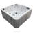Freeport Park® Karg 220 Volt 6 Person 56 - Jet Acrylic Square Standard (Hardwired) Hot Tub with Ozonator-73922777