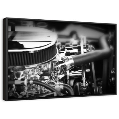 Muscle Car Engine Canvas Print