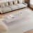 Modern Rectangular Coffee Table With Led Lights, 2 Drawers And Open Storage Shelf-769219627