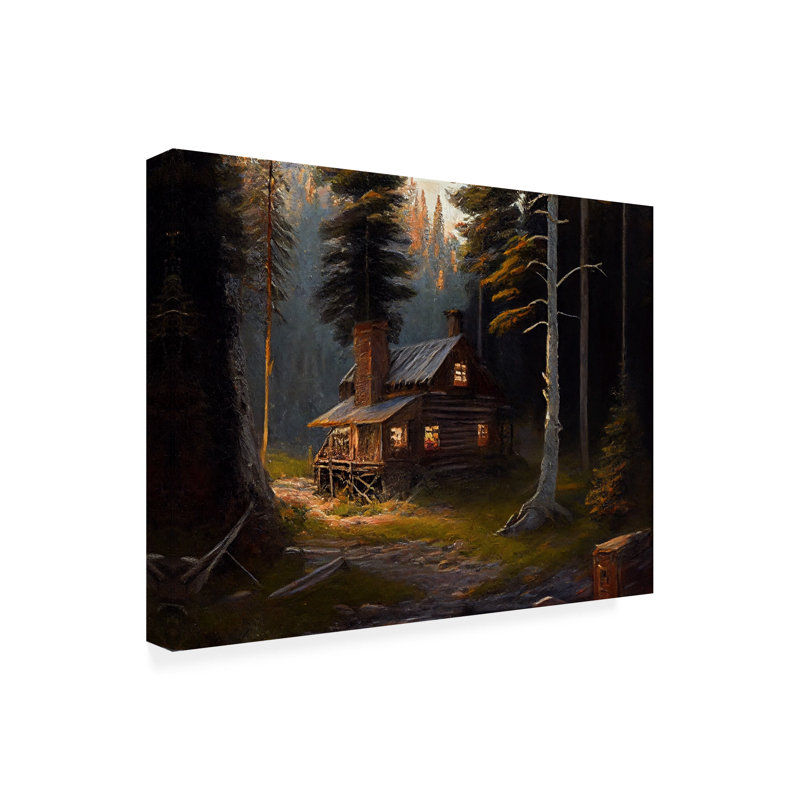 Art sur toile Sasha Cabin V, H 14 po x l 19 po