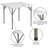 Noah Square Plastic Folding Event Table
