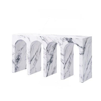 Engineered Stone Console Table