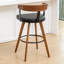 Tabourets de comptoir pivotants en cuir Modern-2105635186-2105635187