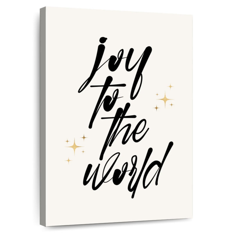 Tergel «Sparkling Joy To The World», H 12 po x l 8 po