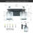 Kyneisha Bathroom Vanity Lamp Modern Crystal Vanity Lamp With Cylindrical Shade Bathroom Light Fixture Mirrored Crystal Bathroom Vanity Lighting Fixture-1830807344-1830807348