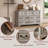 Vintage Farmhouse 7 Drawers Dresser-1103584478