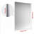 Oversized Modern Rectangle Bathroom Mirror