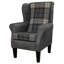 74cm Wide Tufted Wingback Chair