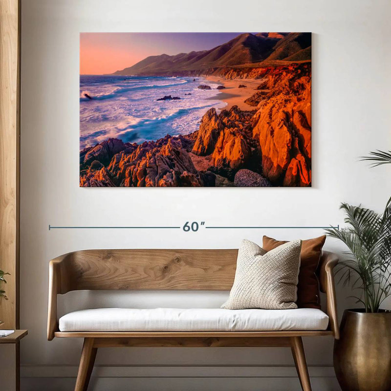 Gillard Big Sur Cliff, H 32 po x l 48 po