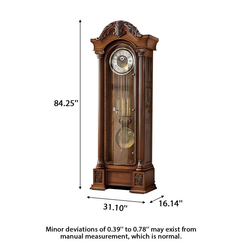 Horloge de plancher 84,25 "style européen